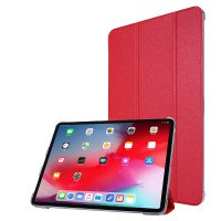 Чехол для iPad Air 4 10.9 (2020) Smart Case серии Silk + PC прозрачная крышка (красный) 1766