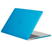 Чехол Macbook Pro 15 (A1707 / A1990) (2016-2018) матовый (голубой) 0065