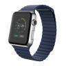 Ремешок Apple Watch 42mm / 44mm кожа шагрень (синий) 2006 - Ремешок Apple Watch 42mm / 44mm кожа шагрень (синий) 2006