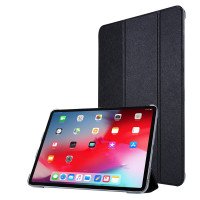 Чехол для iPad Air 4 10.9 (2020) Smart Case серии Silk PU + PC прозрачная крышка (чёрный) 1766