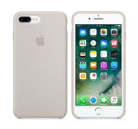 Чехол Silicone Case iPhone 7 Plus / 8 Plus (светло-серый) 6738
