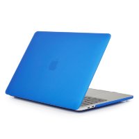 Чехол MacBook Pro 13 модель A1706 / A1708 / A1989 / A2159 / A2338 / A2289 / A2251 (2016-2022гг.) матовый (синий) 0052
