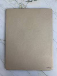 XUNOD Чехол для iPad Pro 12.9 (2018) книжка кожаный на клейкой ленте (золото) 9113