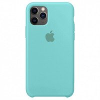 Чехол Silicone Case iPhone 11 Pro Max (бирюзовый) 5347