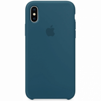 Чехол Silicone case iPhone X / XS (зелёный мох) 5786
