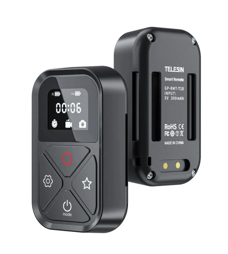 TELESIN Беспроводной пульт дистанционного управления для экшн камер GoPro Hero 8 / 9 / 10 / GoPro Max (46792)