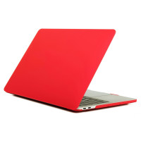 Чехол MacBook Pro 14.2 модель A2442 / A2779 / A2918 / A2992 (2021-2023гг.) матовый (красный) 4095