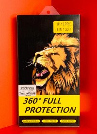 Набор для iPhone 13 Pro "Защита 360°" 5в1 (чехол, стекло, плёнка, держатель, защита камера) 9204