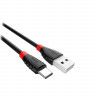 HOCO USB кабель X27 Type-C 2.4A 1.2 метра (чёрный) 5522 - HOCO USB кабель X27 Type-C 2.4A 1.2 метра (чёрный) 5522