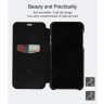 Lenuo Чехол-книжка для iPhone XS Max кожаный (чёрный) 1499 - Lenuo Чехол-книжка для iPhone XS Max кожаный (чёрный) 1499