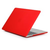 Чехол Macbook Pro 15 (A1707 / A1990) (2016-2018) матовый (красный) 0065