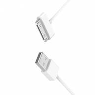 HOCO USB кабель X23 30-pin, 1 метр (белый) 0854 - HOCO USB кабель X23 30-pin, 1 метр (белый) 0854