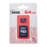 Mirex Флэш карта microSD XC Class 10 64Gb ADP (3477) - Mirex Флэш карта microSD XC Class 10 64Gb ADP (3477)