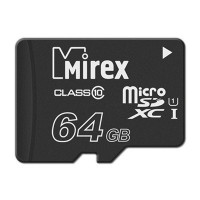 Mirex Флэш карта microSD XC Class 10 64Gb ADP (3477)