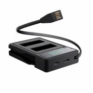 ЗУ док-станция для зарядки 2х аккумуляторов на GoPro Hero 9 (LCD экран + встроенный USB) 1049B - ЗУ док-станция для зарядки 2х аккумуляторов на GoPro Hero 9 (LCD экран + встроенный USB) 1049B