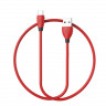 HOCO USB кабель X27 Type-C 2.4A 1.2м (красный) 5522 - HOCO USB кабель X27 Type-C 2.4A 1.2м (красный) 5522