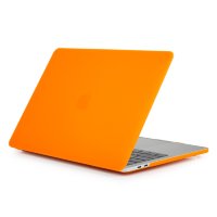 Чехол Macbook Pro 15 (A1707 / A1990) (2016-2018) матовый (оранжевый) 0065
