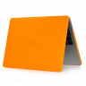 Чехол MacBook Pro 15 модель A1707 / A1990 (2016-2019) матовый (оранжевый) 0065 - Чехол MacBook Pro 15 модель A1707 / A1990 (2016-2019) матовый (оранжевый) 0065