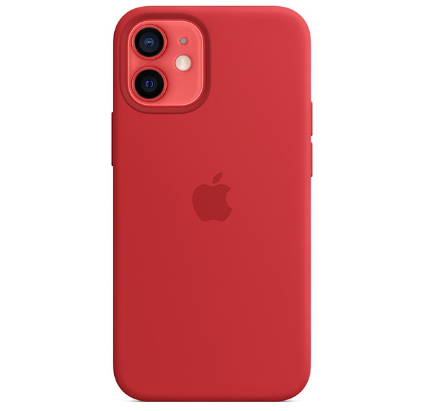 Чехол Silicone Case iPhone 12 mini (красный) 3736