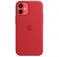 Чехол Silicone Case iPhone 12 mini (красный) 3736