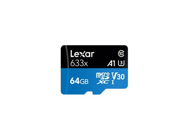 LEXAR Флэш карта microSD 64Gb 100Mb/s V30 без ADP (3291)