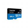 LEXAR Флэш карта microSD 64Gb 100Mb/s V30 без ADP (3291) - LEXAR Флэш карта microSD 64Gb 100Mb/s V30 без ADP (3291)