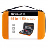 PULUZ 45в1 Набор креплений для экшн камер + сумка большая оранжевая L=32x22x7см (модель PKT28) - PULUZ 45в1 Набор креплений для экшн камер + сумка большая оранжевая L=32x22x7см (модель PKT28)