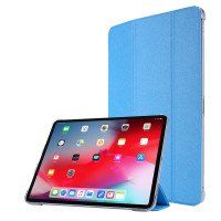 Чехол для iPad Air 4 10.9 (2020) Smart Case серии Silk + PC прозрачная крышка (голубой) 1766