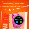 Loves Детские часы для контроля ребёнка модель Q360 версия LBS (розовый) 8568 - Loves Детские часы для контроля ребёнка модель Q360 версия LBS (розовый) 8568