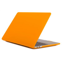 Чехол MacBook Pro 14.2 модель A2442 / A2779 / A2918 / A2992 (2021-2023гг.) матовый (оранжевый) 4095