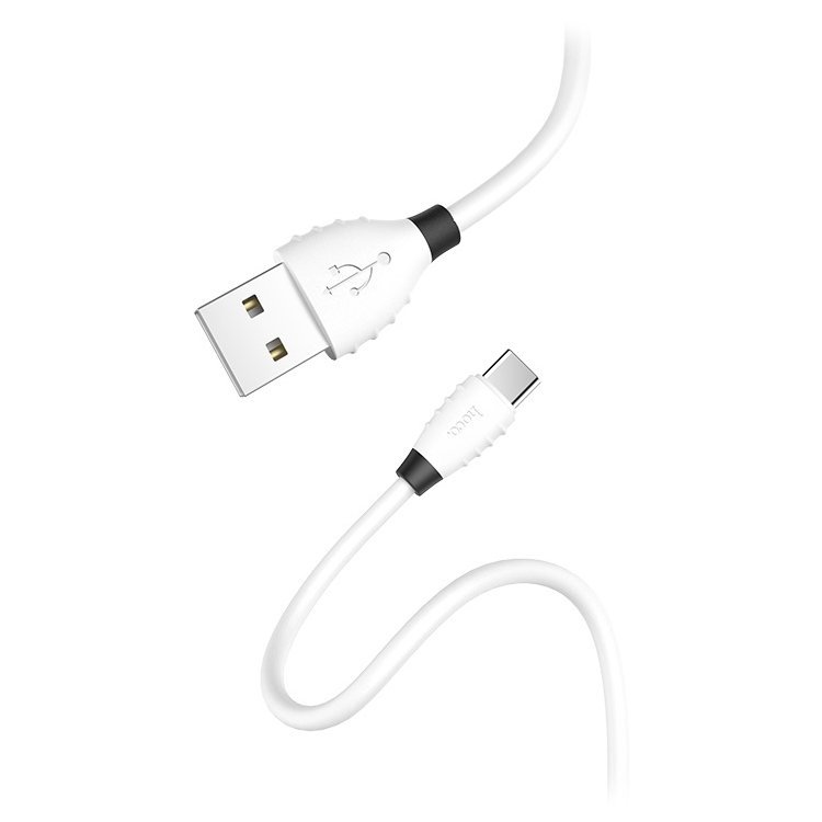 HOCO USB кабель X27 Type-C 2.4A 1.2м (белый) 5522