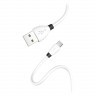 HOCO USB кабель X27 Type-C 2.4A 1.2м (белый) 5522 - HOCO USB кабель X27 Type-C 2.4A 1.2м (белый) 5522