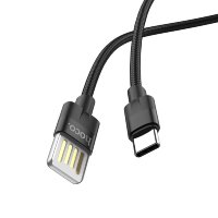 HOCO USB кабель Type-C U55 2.4A 1.2м (чёрный) 6221