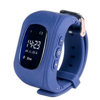 HELLO Детские часы для контроля ребенка модель Q50 версия GPS + датчик снятия с руки (тёмно-синий) 23724