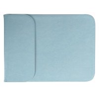 БРОНЬКА Чехол-конверт для MacBook 15" вертикальный PU кожа серии Envelope (голубой) 6921