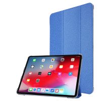 Чехол для iPad Air 4 10.9 (2020) Smart Case серии Silk + PC прозрачная крышка (синий) 1766