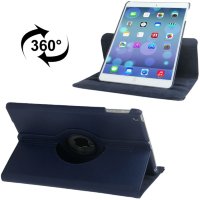 Чехол для iPad Air / 2017 / 2018 крутящийся кожаный 360° (тёмно-синий) 0032