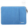 HAWEEL Папка-чехол для MacBook Pro / Air 13&quot; с карманом HWL2813 (голубой) 6756 - HAWEEL Папка-чехол для MacBook Pro / Air 13" с карманом HWL2813 (голубой) 6756