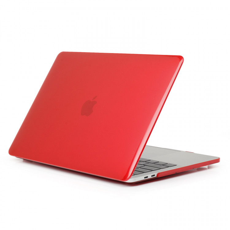 Чехол MacBook Pro 13 модель A1706 / A1708 / A1989 / A2159 / A2338 / A2289 / A2251 (2016-2022гг.) глянцевый (красный) 0055