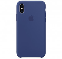 Чехол Silicone case iPhone X / XS (синий) 5887