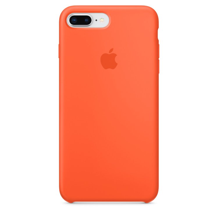 Чехол Silicone Case iPhone 7 Plus / 8 Plus (оранжевый) 6691