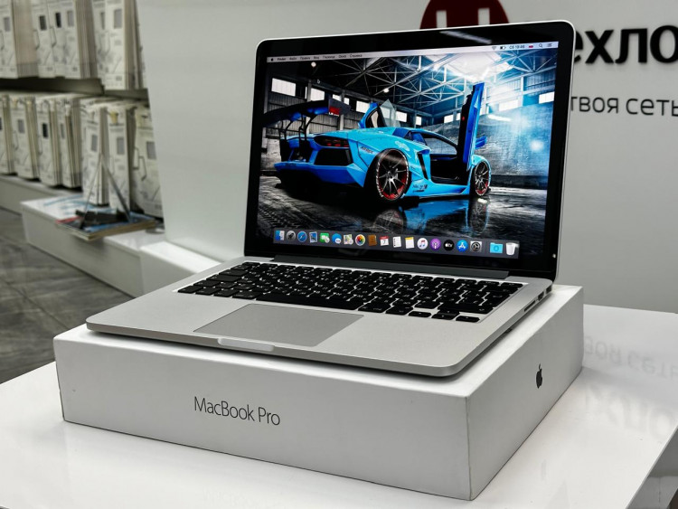 Ноутбук Apple Macbook Pro 13 2015 Retina A1502 (Производство 2015) i5 2.7Ггц x2 / RAM 8Гб / SSD 128Gb / Intel Iris Graphics 6100 1536 МБ / АКБ 842ц-82% / Silver Б/У + КОРОБКА C02QD9PVFVH3 (Г14-87245-S)