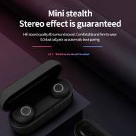 Hamtod Беспроводные Stereo наушники V11 TWS Bluetooth 5.0 (чёрный) 0411 - Hamtod Беспроводные Stereo наушники V11 TWS Bluetooth 5.0 (чёрный) 0411