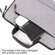 POFOKO Папка-сумка для MacBook Air / Pro 13&quot; модель A300 Business Casual Polyester (светло-серый) 2664 - POFOKO Папка-сумка для MacBook Air / Pro 13" модель A300 Business Casual Polyester (светло-серый) 2664