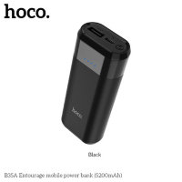 HOCO Внешний аккумулятор Power Bank B35A 5200mAh 1A (чёрный) 1555