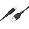 HOCO USB кабель X25 Type-C 3A, длина: 1 метр (чёрный) 0145 - HOCO USB кабель X25 Type-C 3A, длина: 1 метр (чёрный) 0145