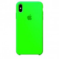 Чехол Silicone Case iPhone XS Max (ярко-зелёный ) 5170