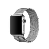 Ремешок Apple Watch 42mm / 44mm Миланская петля на магните (серебро) 1457