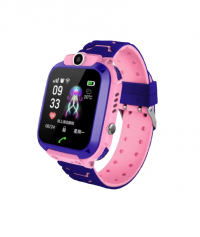 Smart Watch Kids Детские часы для контроля ребёнка модель S9 версия LBS (фиолетово-розовый) 8573