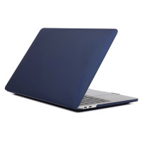 Чехол MacBook Pro 14.2 модель A2442 / A2779 / A2918 / A2992 (2021-2023гг.) матовый (тёмно-синий) 4095